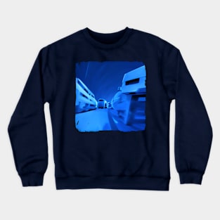 Blue ride , fast life Crewneck Sweatshirt